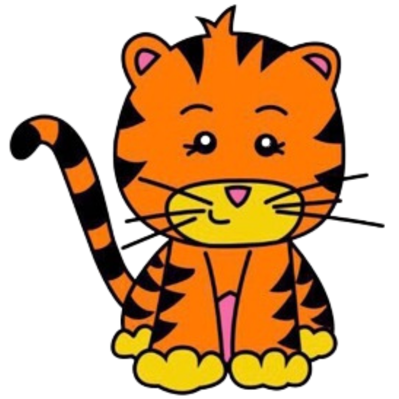 tigre little jungle transparente